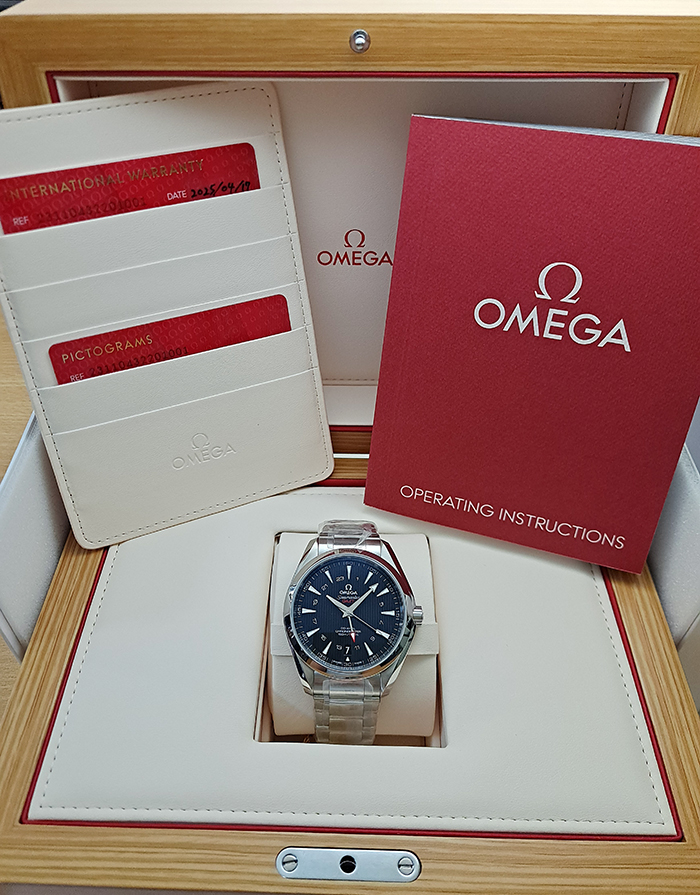 Omega Seamaster Aqua Terra 150M Co-Axial GMT Wristwatch Ref. 231.10.43.22.01.001